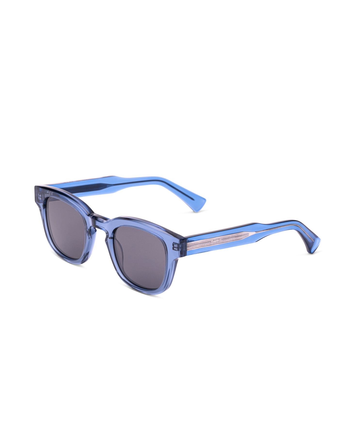 AUSTIN Grey Blue Transparent - Solbrille