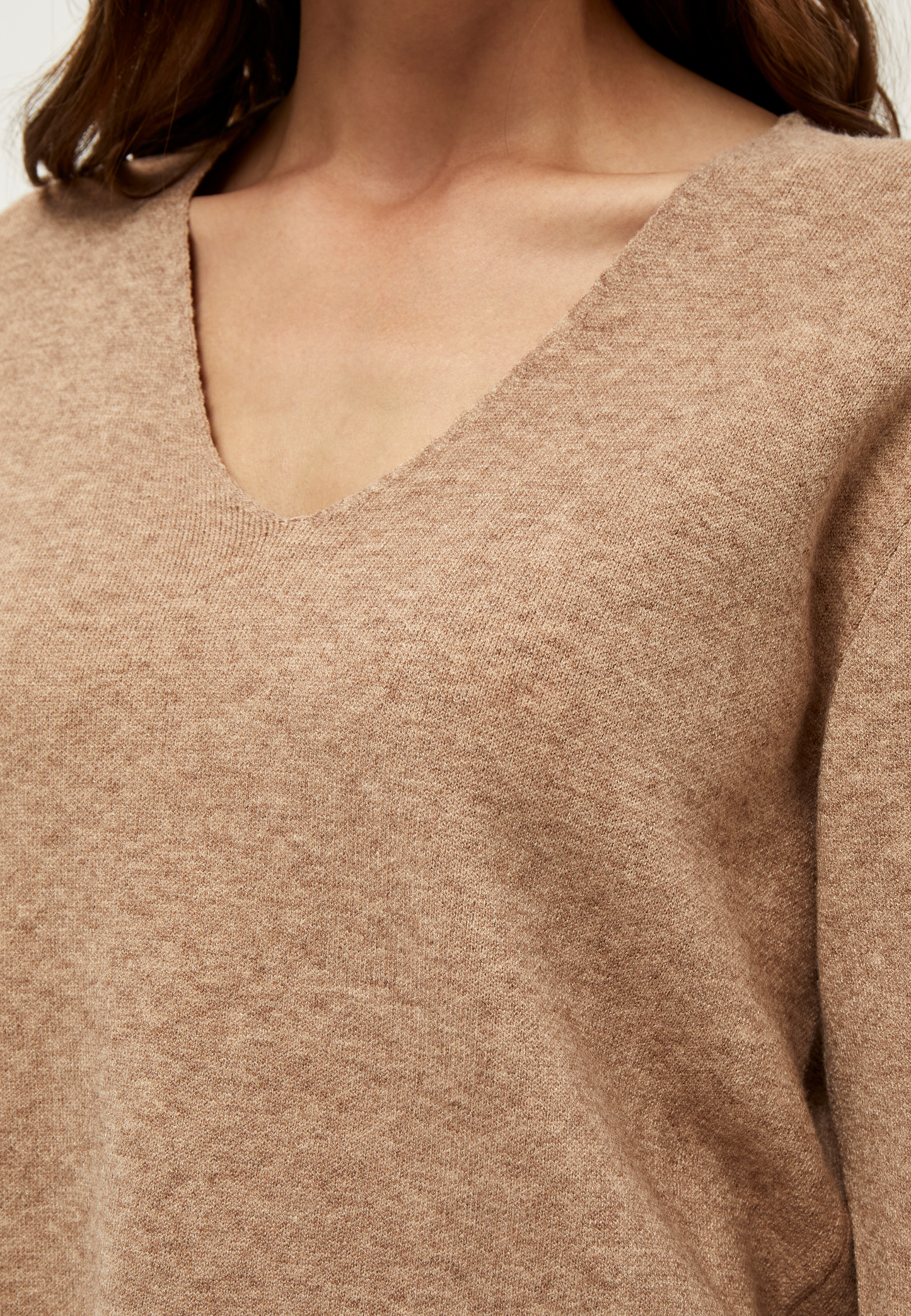 PCRosalia Strik Pullover - Sand