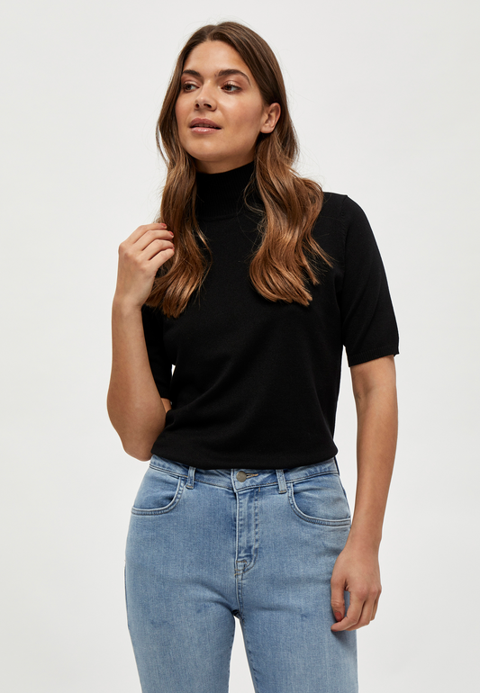 MSLima Roll Neck Knit - Sort